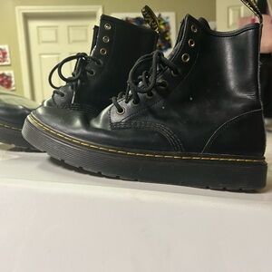 Dr. Martens Black Leather Boots
